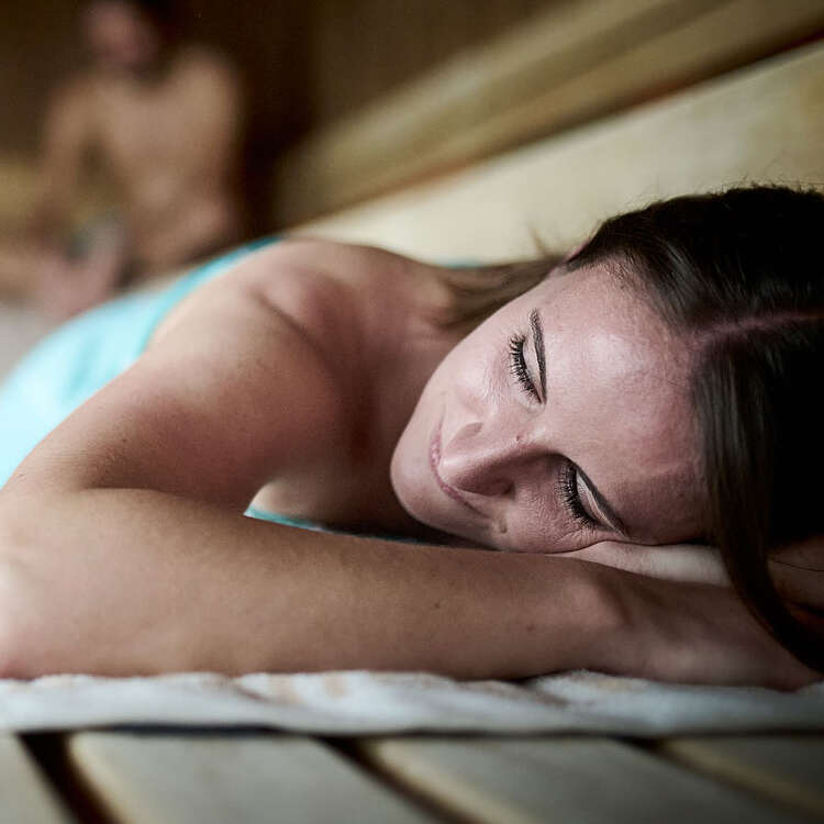 Entspanntes Saunieren im Aquaria Oberstaufen