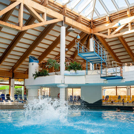 Turmspringen Wasserfontaene Aquaria